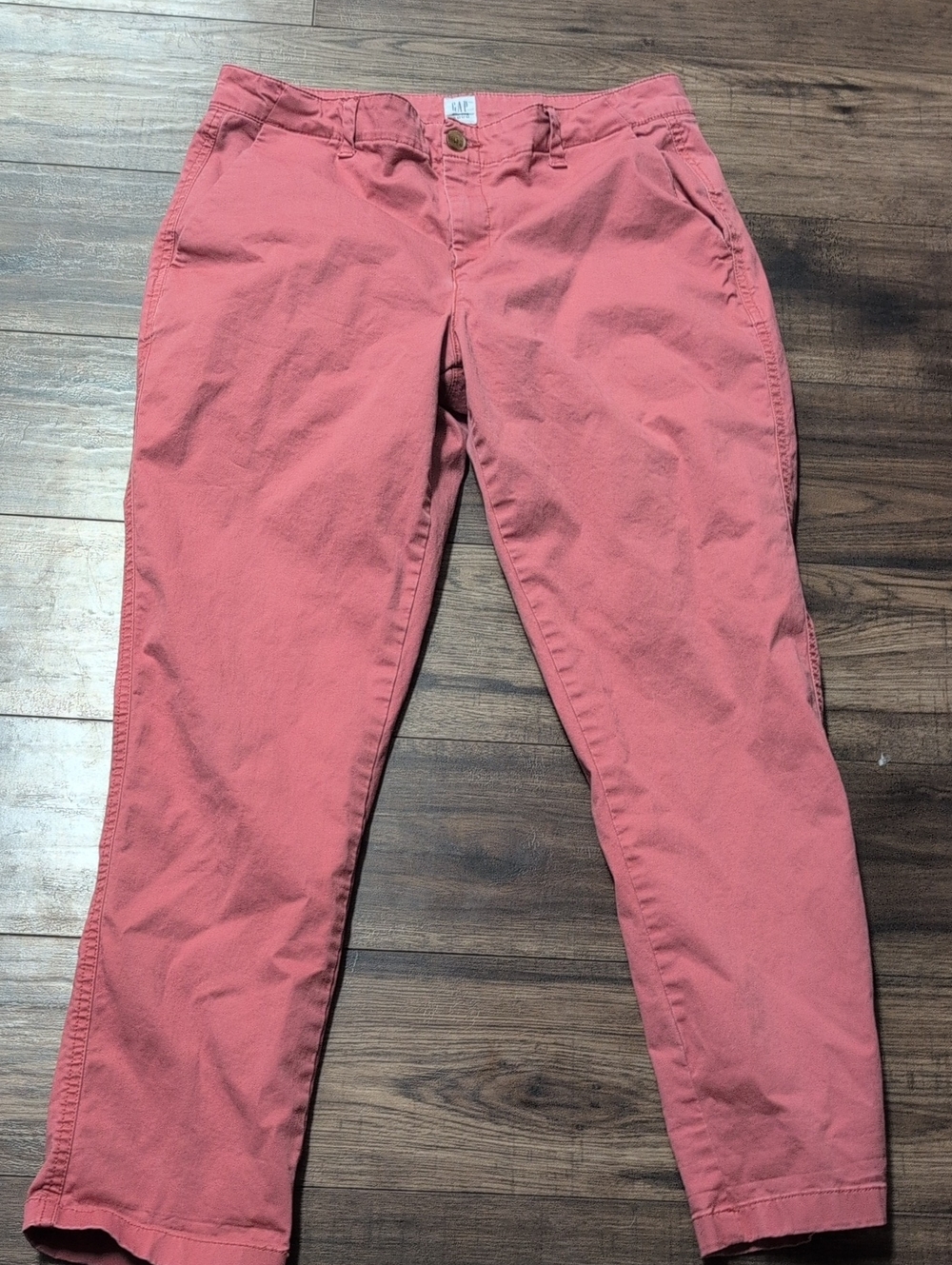 GAP girlfriend chino pink pants